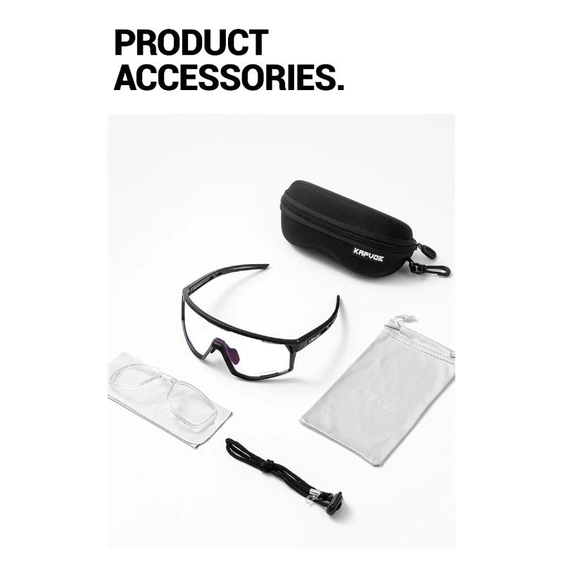 New Model Outdoor Photochromic Cycling Sunglasses Men Women MTB Glasses UV400 Protection Bicycle Eyewear Sports Hiking Road Bike Professional Goggles