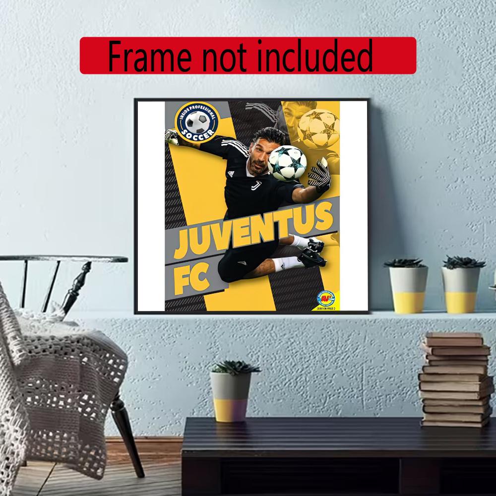 Juventus 5D Diamond Painting Round Diamond Rhinestones Mosaic Diamond Embroidery Wall Paintings Rhinestones Gift Frameless