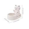 Candle Holder Ceramic Anti-Drip Wax Design Cat Candle Tea Light Holder For Bathroom Kitchen Bedroom Tabletop Apartment Party