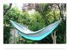 Ultralight 210T Nylon Color-Blocked Outdoor Hammock - Breathable & Double Strap Rope for Camping