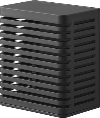 Yamazaki Magnetic Deodorizer X X Tower Floating Bathroom 3662 Anti-Mold & Case, Small, Black, Approx. W8.5 D5.6 H9.7cm, Anti-Mold Case, Storage,