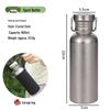 Titanium Sportwaterfles - Draagbaar, Lichtgewicht, Kookbaar voor Fietsen, Reizen, Kamperen