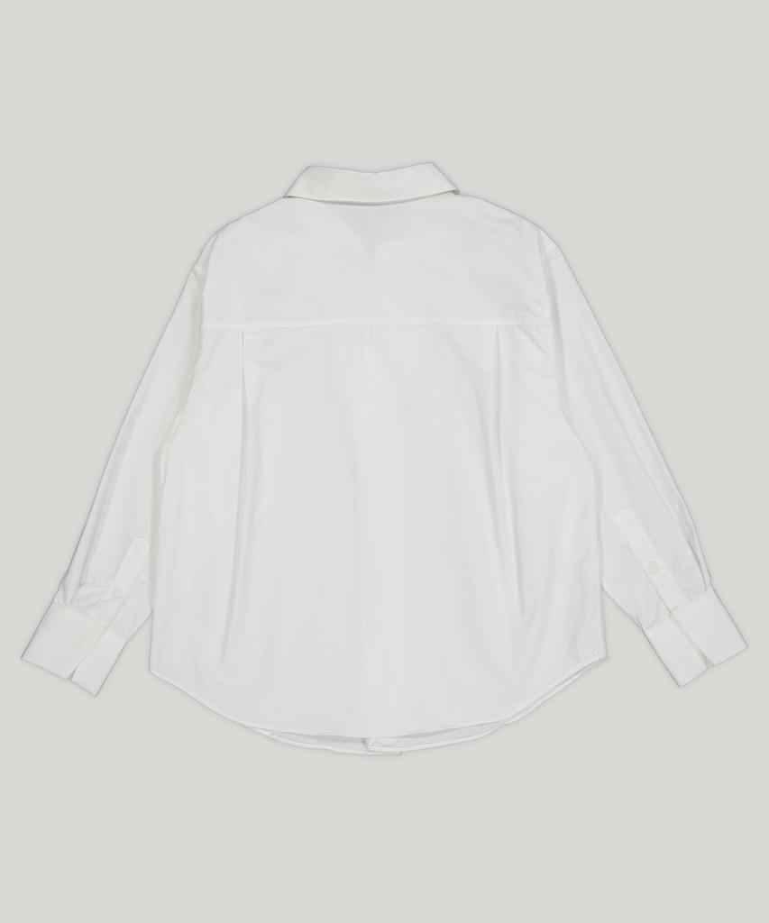 ADEOIJI Drape Pop-Over Shirts (Ivory)