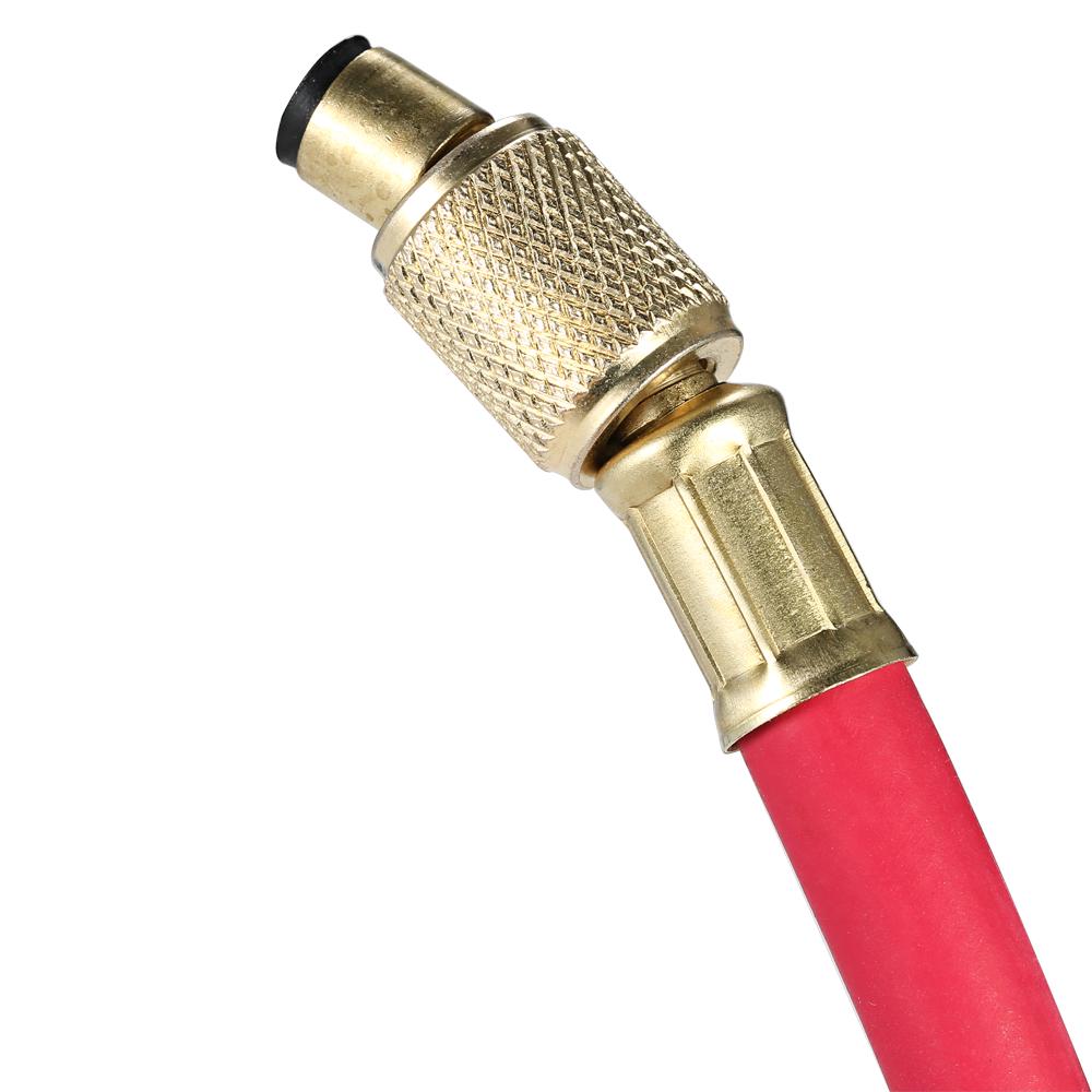 3pcs 1/4" SAE R12 R22 R502 Manifold Gauge Sets Three-color Charging Hoses