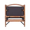 BUNDOK Low Style Chair BAMBOO Black BD-114BK Foldable Natural Material A. Black (BD-114BK)