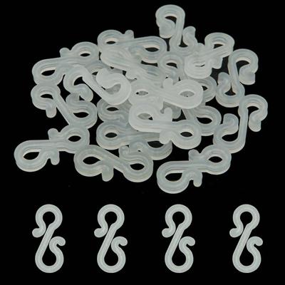 Christmas Gutter Light ClipsGutter Hooks Led Light Holder Christmas Lights Clips S-Hook Plastic Light Hanger Hooks Black/White