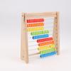 1 Set Number Alphabet Card Preschool Math Learning Wooden Educational Math 10-Row Counting Toy 100 Beads With Counting Sticks