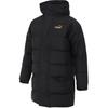 Exclusive Brand Logo Letter Duck Down Drop Shoulder Mid-Length Long Sleeve Down Jacket Unisex Jacket Black 625614-51
