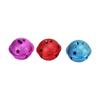 15pcs Jingle Bells Colorful 40mm Iron Material Painted Hollow Pentagram DIY Matte Craft Bells for Jewelry Pendants