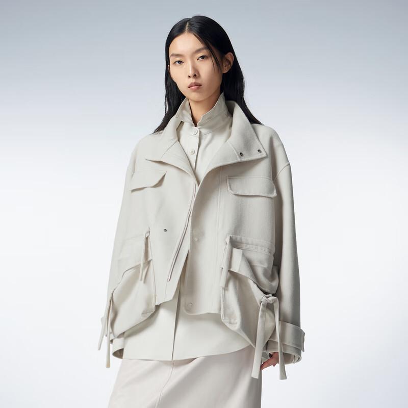 

JNBY 2023 Winter Stand Collar Wool Blend Jacket M