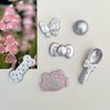 Silver Series KT Cat Refrigerator Magnets - Cute & Stylish Magnetic Pegboard Decorations for Your Home!