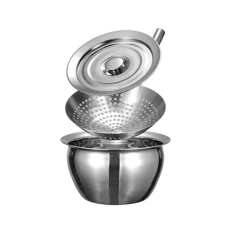 Stainless Steel Oil Drum Set