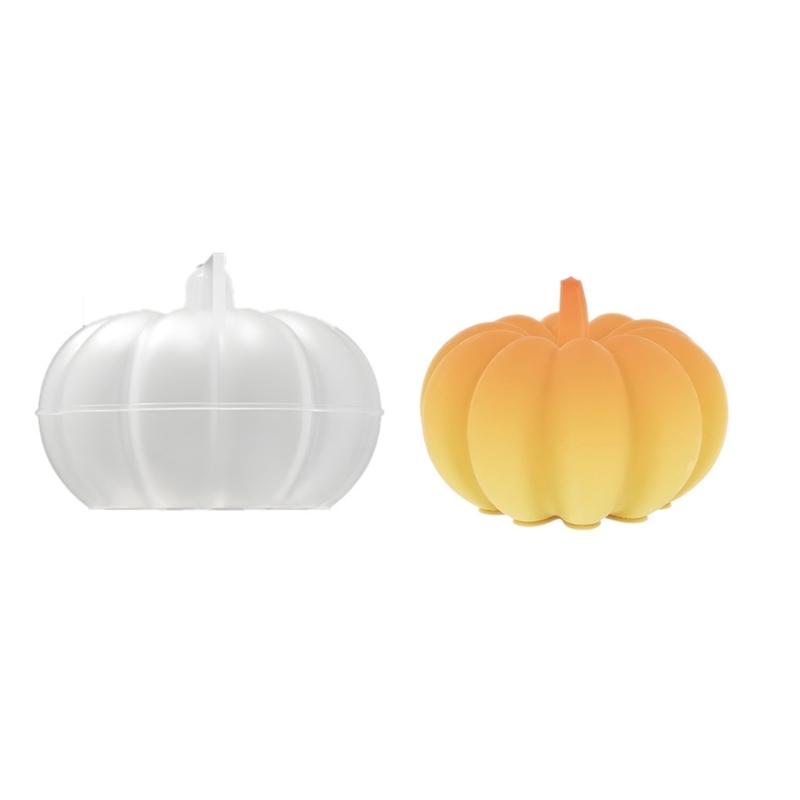 Multifuntional Pumpkin Shape Silicone Mold Silicone Crafting Moulds Suitable for Handmade Candle and Creative Workshops