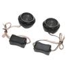 2 Pcs Dome Tweeter 140W Metallic Iron Loudspeaker Universal for Car Audio Systems