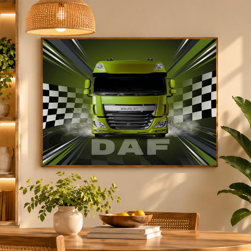 Peinture Diamant 5D DAF DIY Kit d'Art Diamant Complet Décoration de Maison