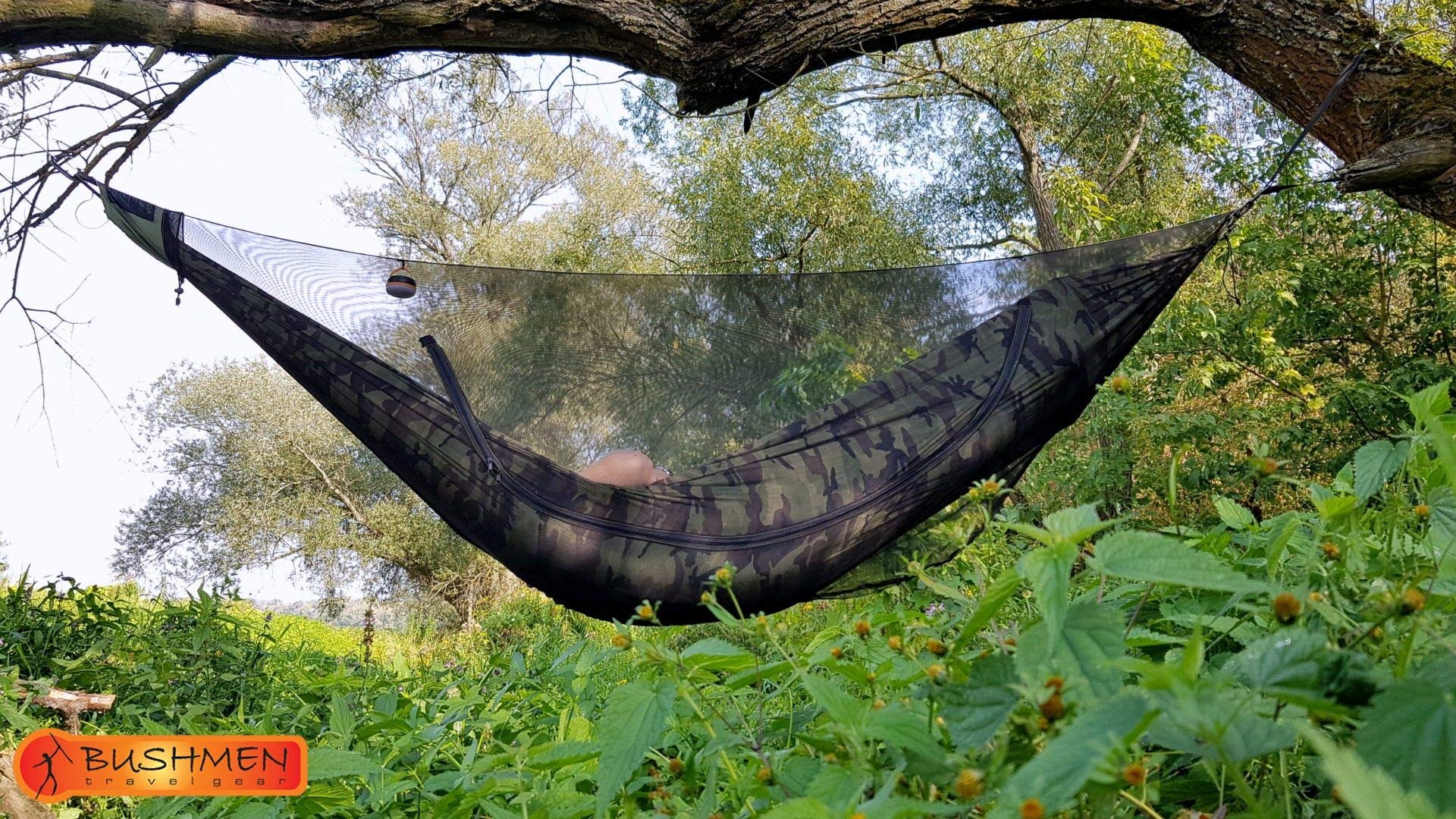 

travel Hammock Mosquito net Japanese genuine product [BUSHMEN gear] Mosquito-net (JUNGLE)
