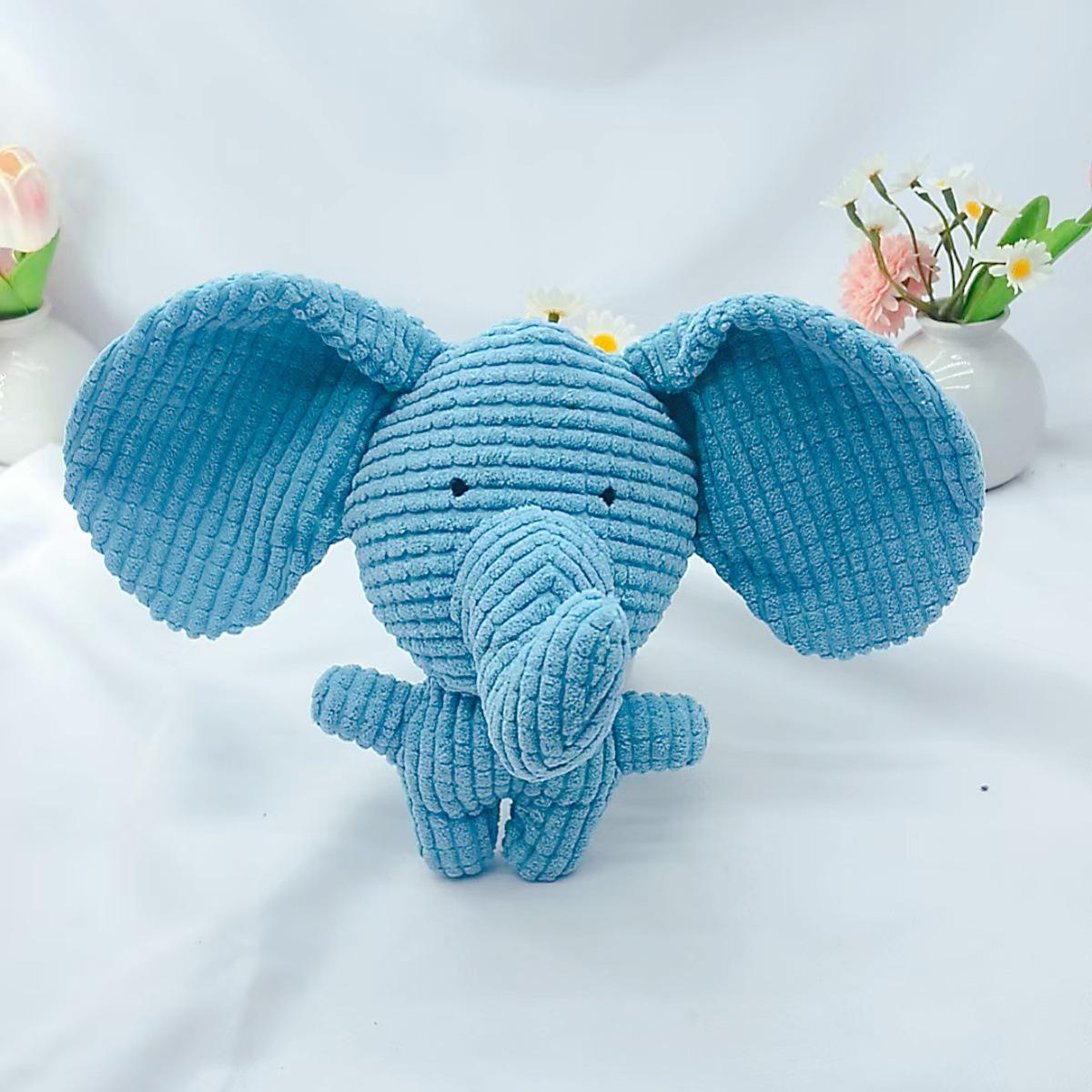 Durable Cute Animal-Shaped Plush Teething Dog Toy with Sound