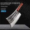 WXCOO Bone Cutting Knife High Hardness Forged Kitchen Knife Meat Cleaver Fruit Vegetable Cutter Hand Forged Butcher Knife