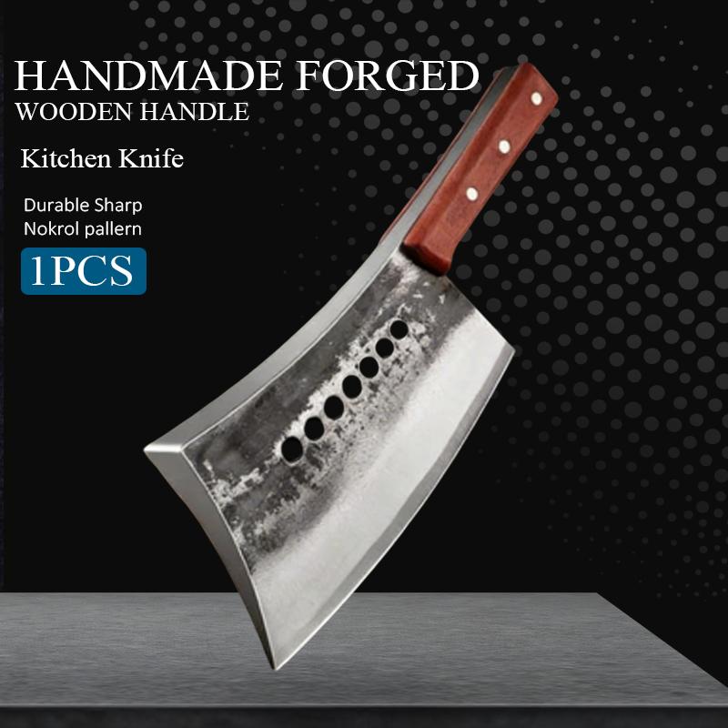 WXCOO Bone Cutting Knife High Hardness Forged Kitchen Knife Meat Cleaver Fruit Vegetable Cutter Hand Forged Butcher Knife