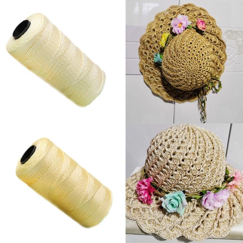 Sewing Twine Twisted Thread String DIY Craft Home Textile Decoration Macrames Cord Rope Ribbon 1.5mm Thick Hand Sewing