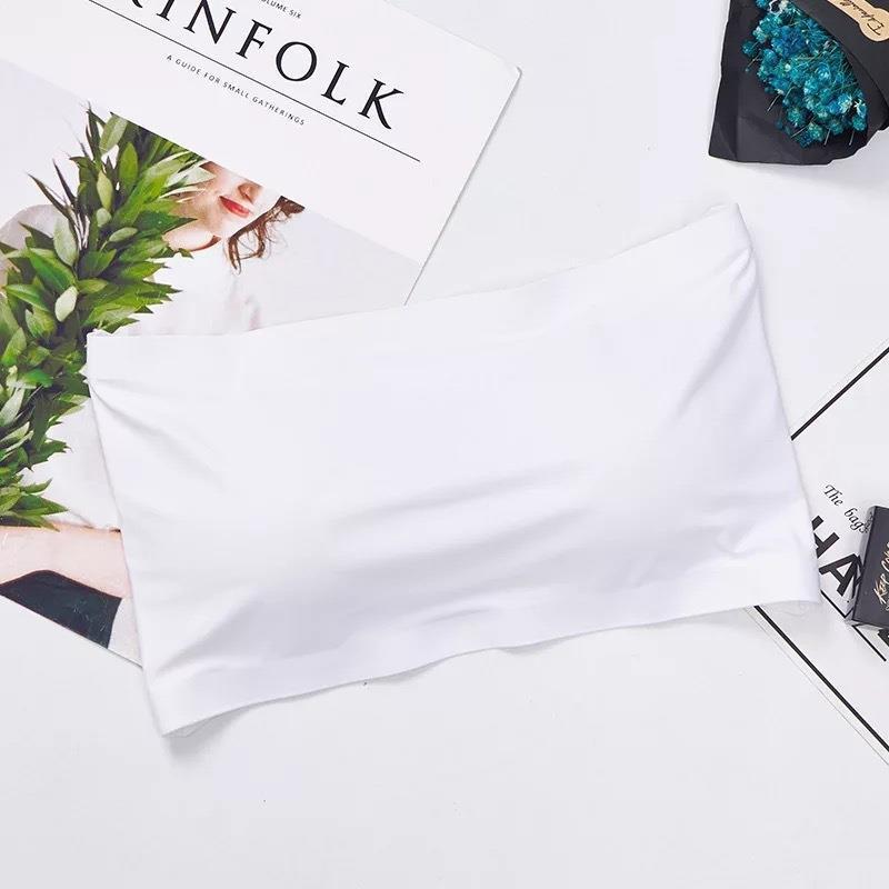 

Без бретелек цельный бандо бесшовный Ice Silk прозрачный бюстгальтер без косточек нижнее белье для женщин