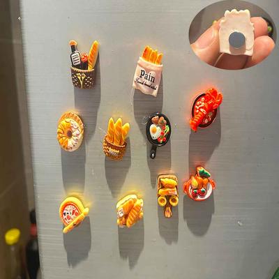 10 PEZZI Fai da te Magnete da Frigo Pagnotta Magneti Nordico Personalizzato Decorazione per la Casa Lavagna Po Bacheca Casa