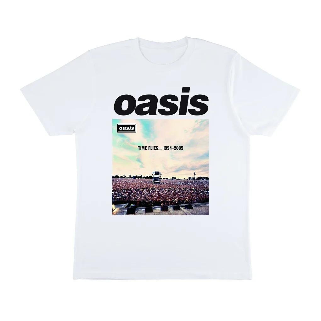 T-shirt Man Woman OASIS collection Hot sale Graphic Print  Short Sleeved Summer Tees Clothing Loose Oversized Cotton Soft Tops