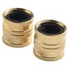 Sturdy Brass Garden Hose Connector Female To Female Long Lasting and Reliable Suitable for Various Garden Accessories