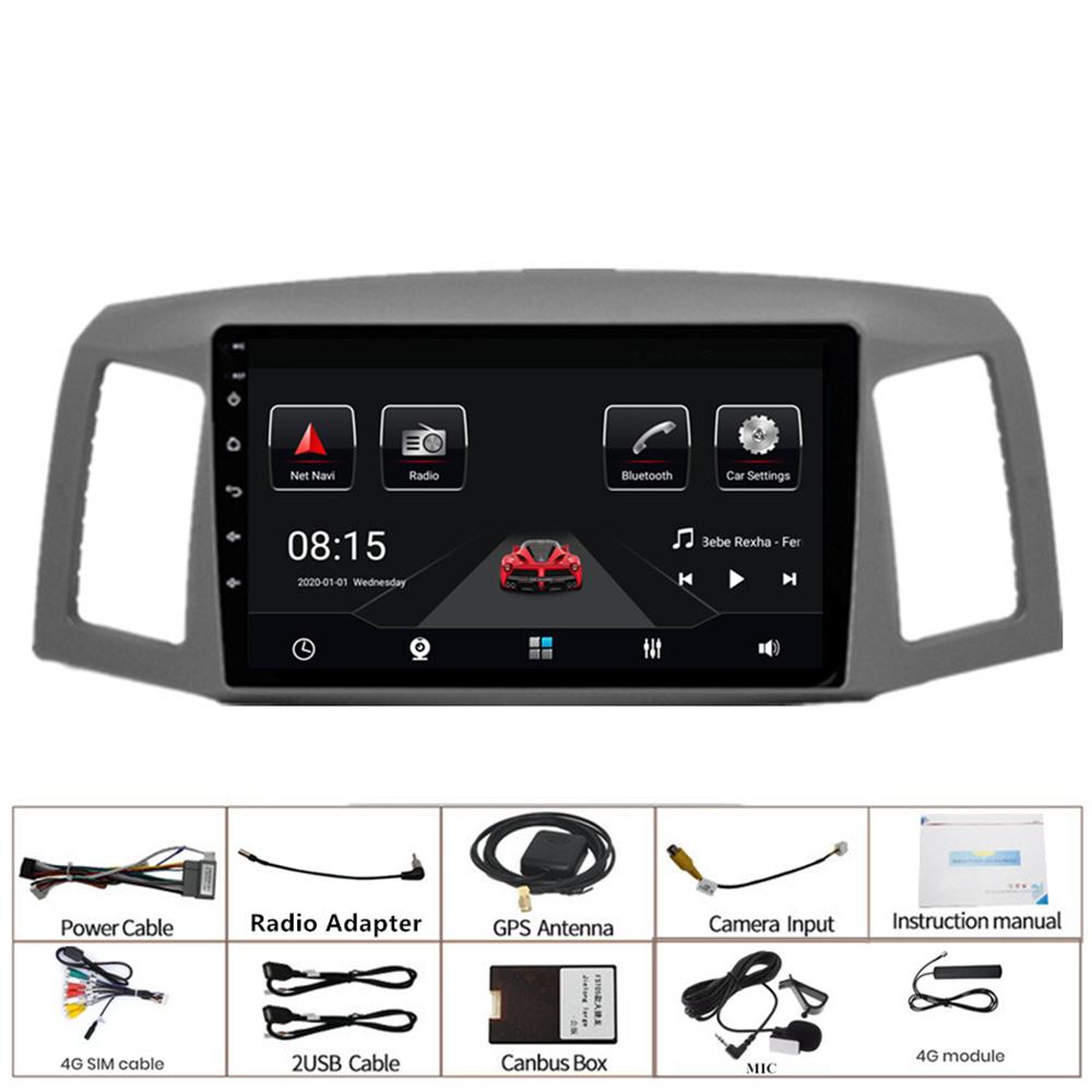 10.1" Stereo Radio Head Unit GPS 6+128GB For Jeep Grand Cherokee 04-07 W/Carplay