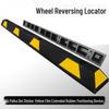 Rubber Wheel Stop: Large Car Reversing Anti-Collision Barrier & Locator