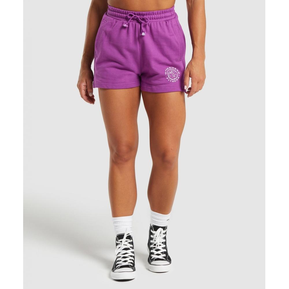 

Gymshark Legacy Cotton Shorts Era Purple B1b1l Pbzq XXS