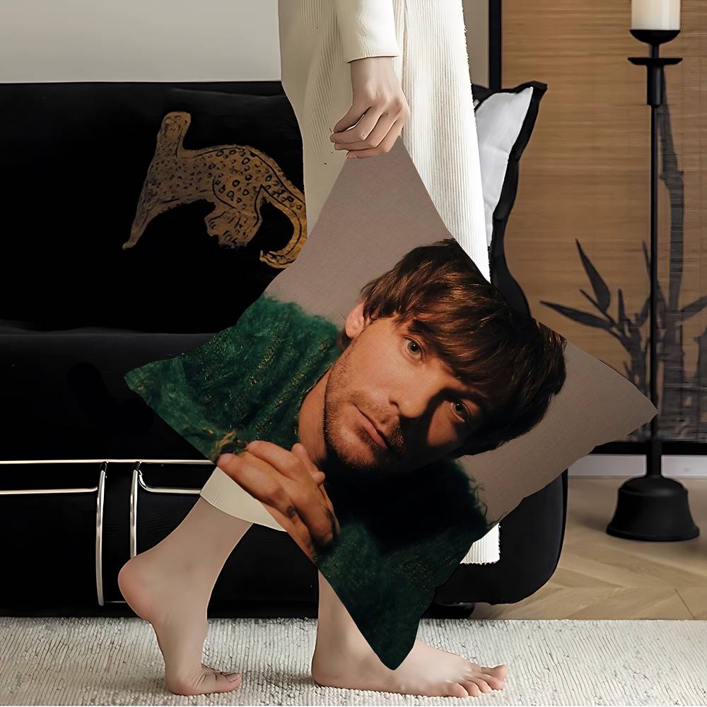 L-Louis Singer T-Tomlinsons Pillow Covers Cartoon Sofa Decorative Home Double-sided Printing Short Plush Cute Cushion Cover