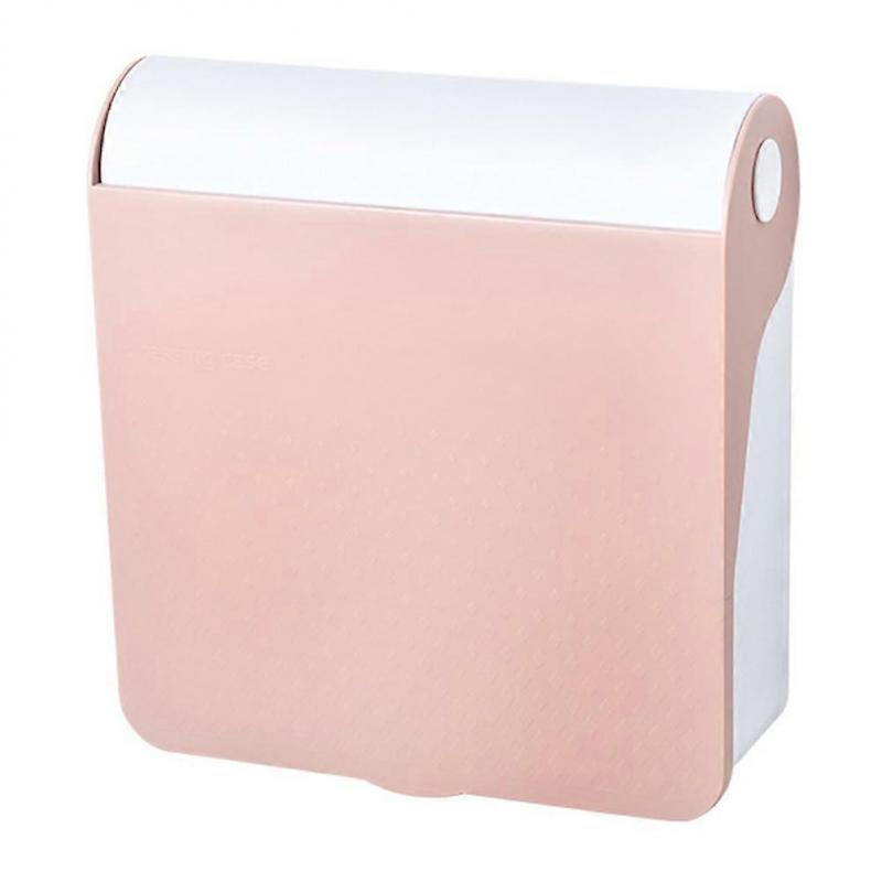 Make Up Organizer Storage Container With Mirror Rectangular Design For Cosmetics 32X30X10.5CM Wall Mountable 1Pack