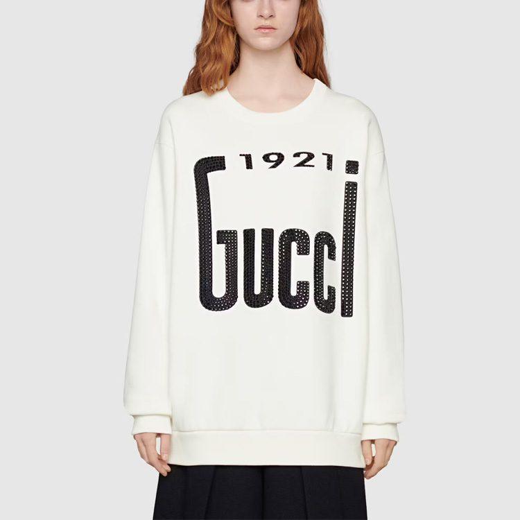 Previous Season '1921 GUCCI' Crew Neck Sweatshirt 617964-XJDZE-9088