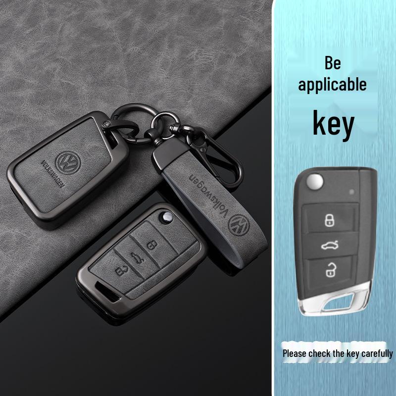 Compatible Volkswagen 14-20 Key Case: Zero Degree Bora Tayron Tiguan L Protective Car Key Shell