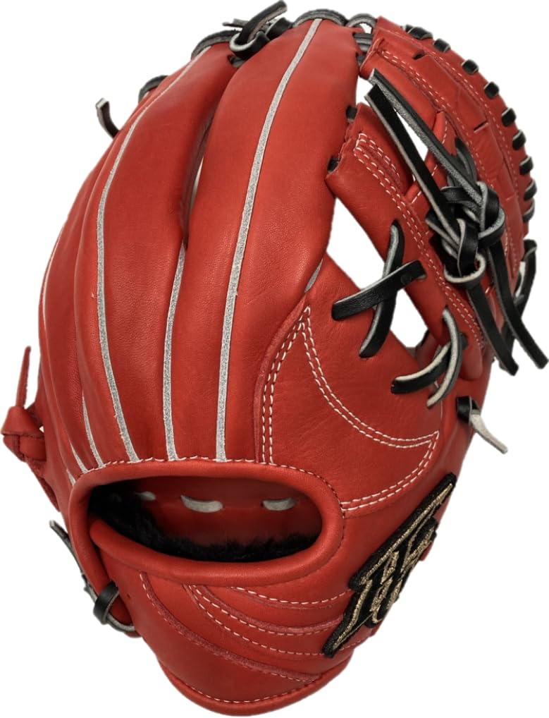 

HI-GOLD RKG-012SP Youth Soft Baseball Glove 2024 Limited Edition LH Right-Handed Throw Fire Orange M-L Sizes (For 3rd-6th Graders)