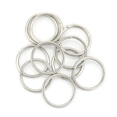 1.8mm/2mm 304 Stainless Steel Opened Jump Rings Silver Color Round Circle Jump Rings For DIY Jewelry Making Findings, 50/20PCs