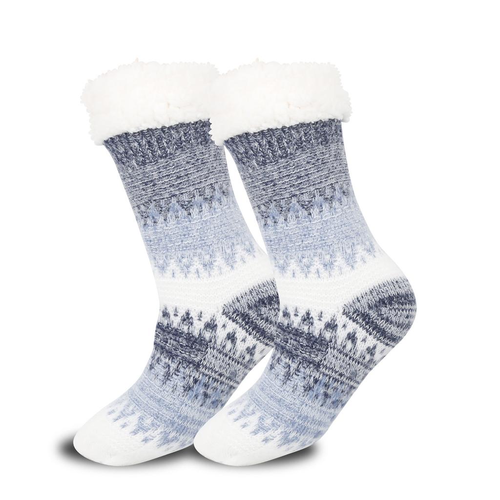 Dámské sametové zateplené teplé ponožky, domácí ponožky, spací ponožky, podlahové ponožky, ponožky do pantoflí