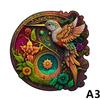 3D Volcanic Eruption Wooden Puzzle Irregular shape animal puzzle gift Family interactive adult stress relief delicate gratitude