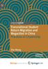 The Transnational Student Return Migration and Megacities In China : Practices of Cityzenship Book