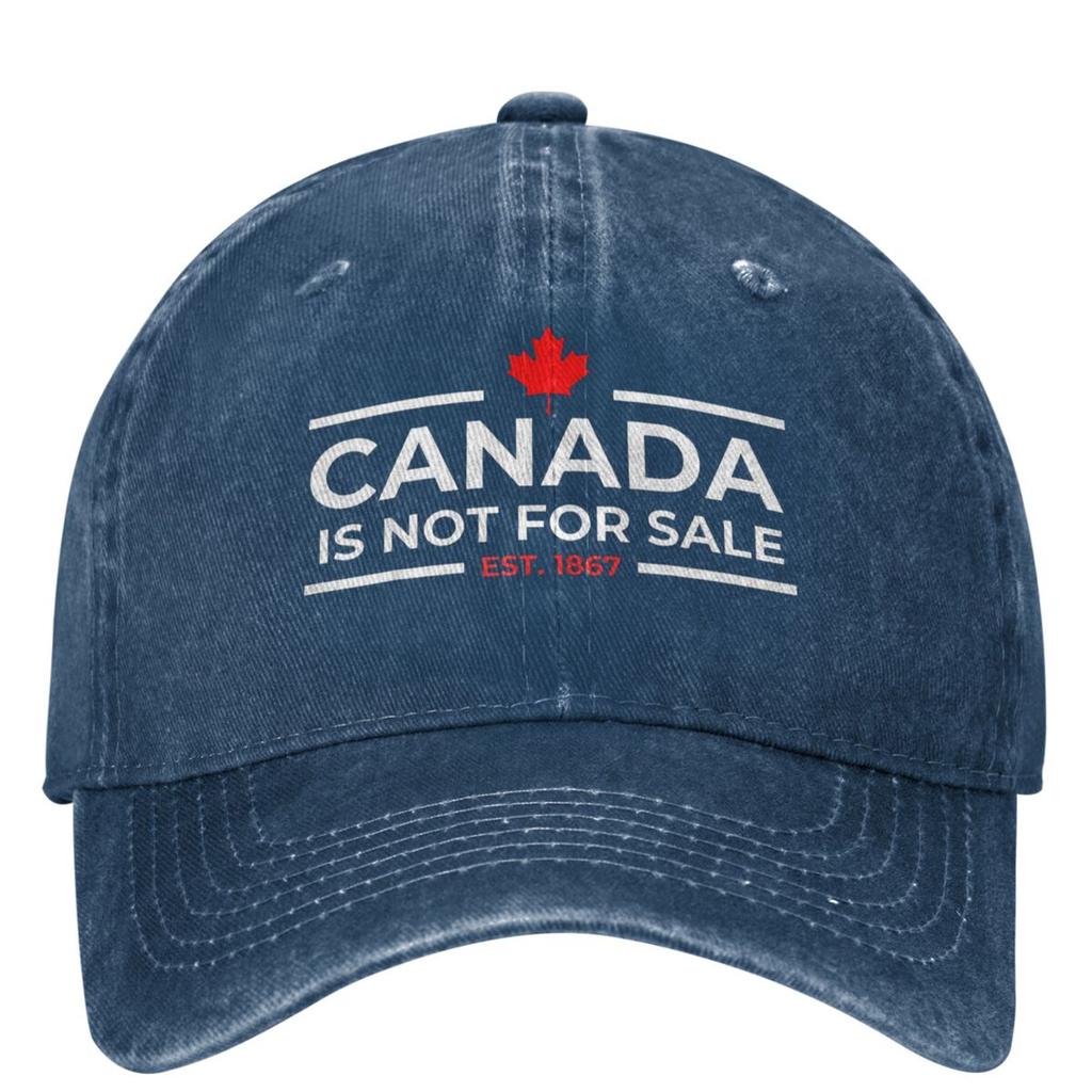 Canada Is Not For Sale  Funny () Baseball Cap Vintage Women Unisex Trucker Hat Sunshade Hunting Camping Baseball Caps Gift