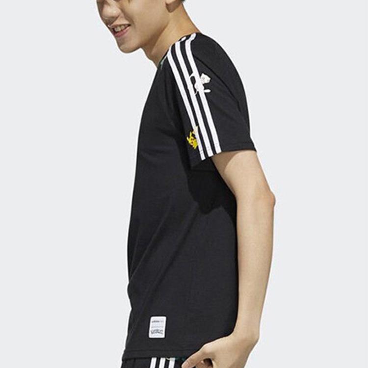 Adidas Neo Casual Short Sleeve T-Shirt Men Tops Black FM0321