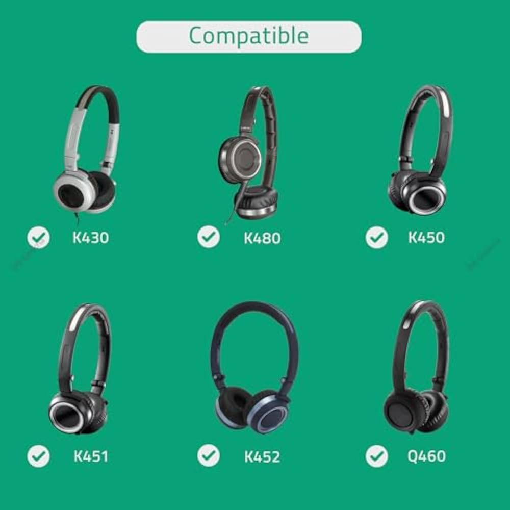 Geekria Cable Compatible Audio Cord Arker Game AKG K451, K452, Q460, K480, K450 Headphone Cable, ...