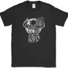 Astronaut Boombox T-Shirt Funny Sci Fi Space Music DJ Humor Tee