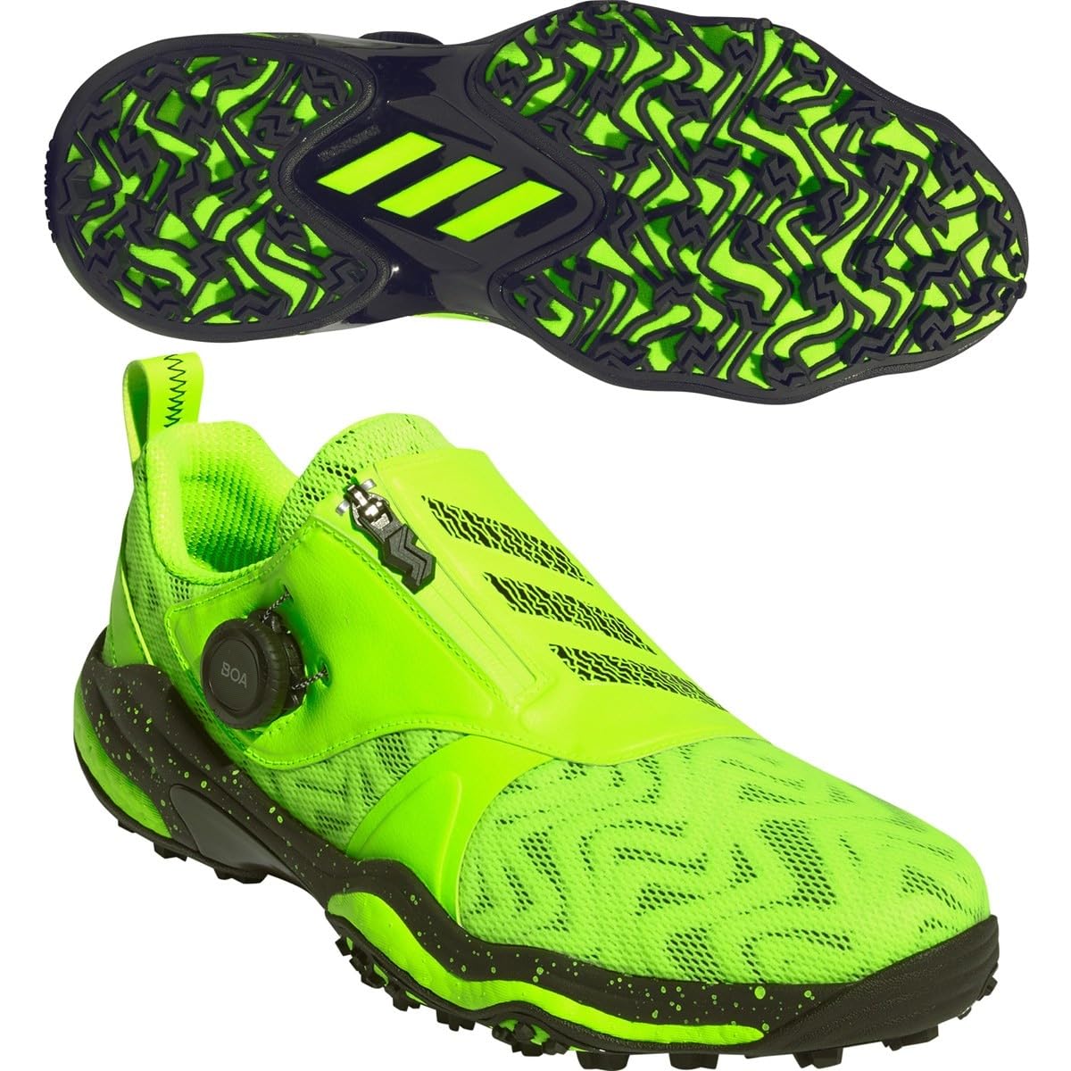 

Обувь для гольфа Code Chaos 25 Boa Lucid Lemon cm 2E [Adidas Golf] Мужская лимонная/черная/Lucid 29.5
