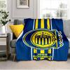 Rosario Central Crest Blanket Outdoor Flannel Blanket for Camping, Hiking, Garden Parties, Picnic Essentials,gift for family and friends