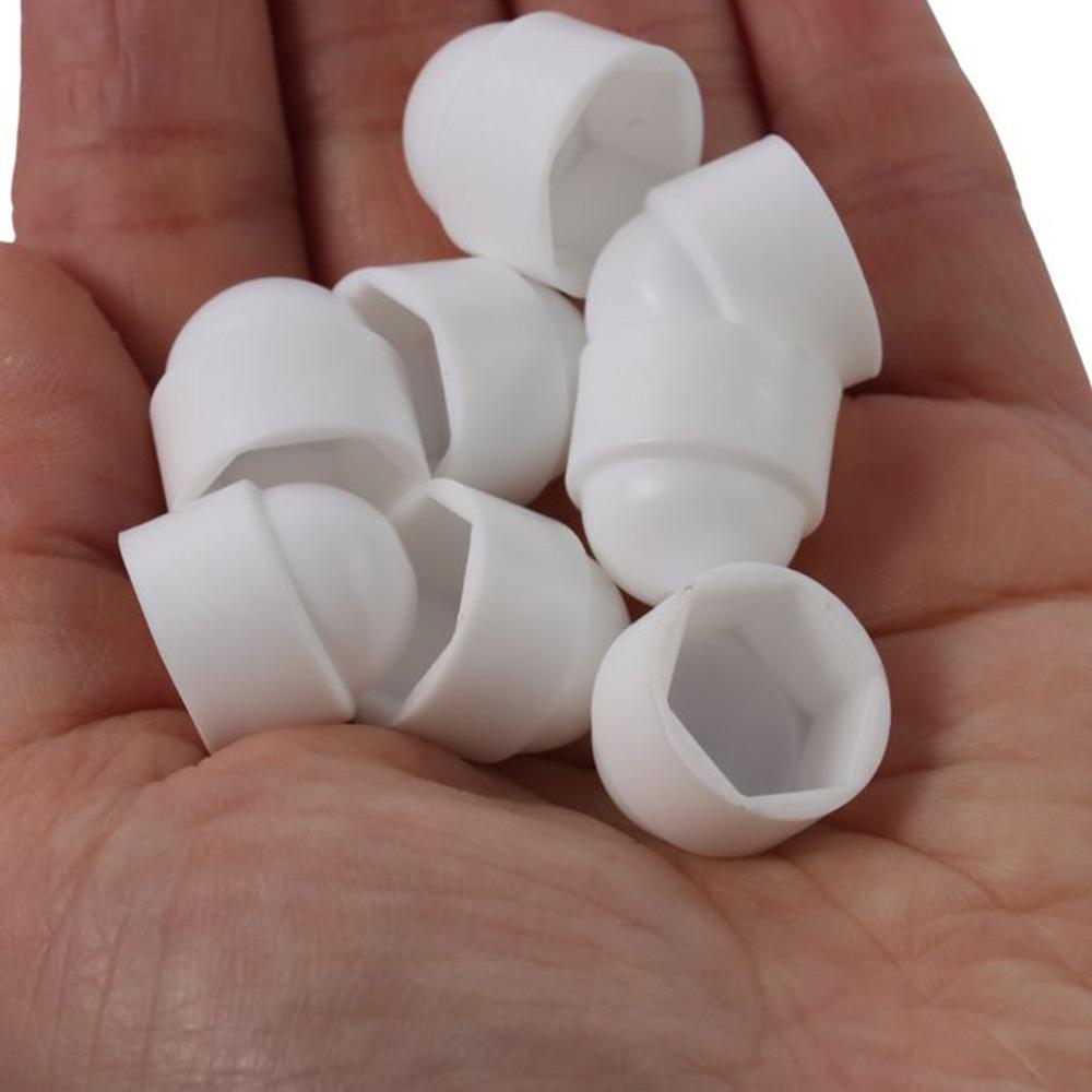 50pcs 13mm Plastic Dome Bolt M8*13*15mm M8 Screw Cover Head Protection Cap Covers