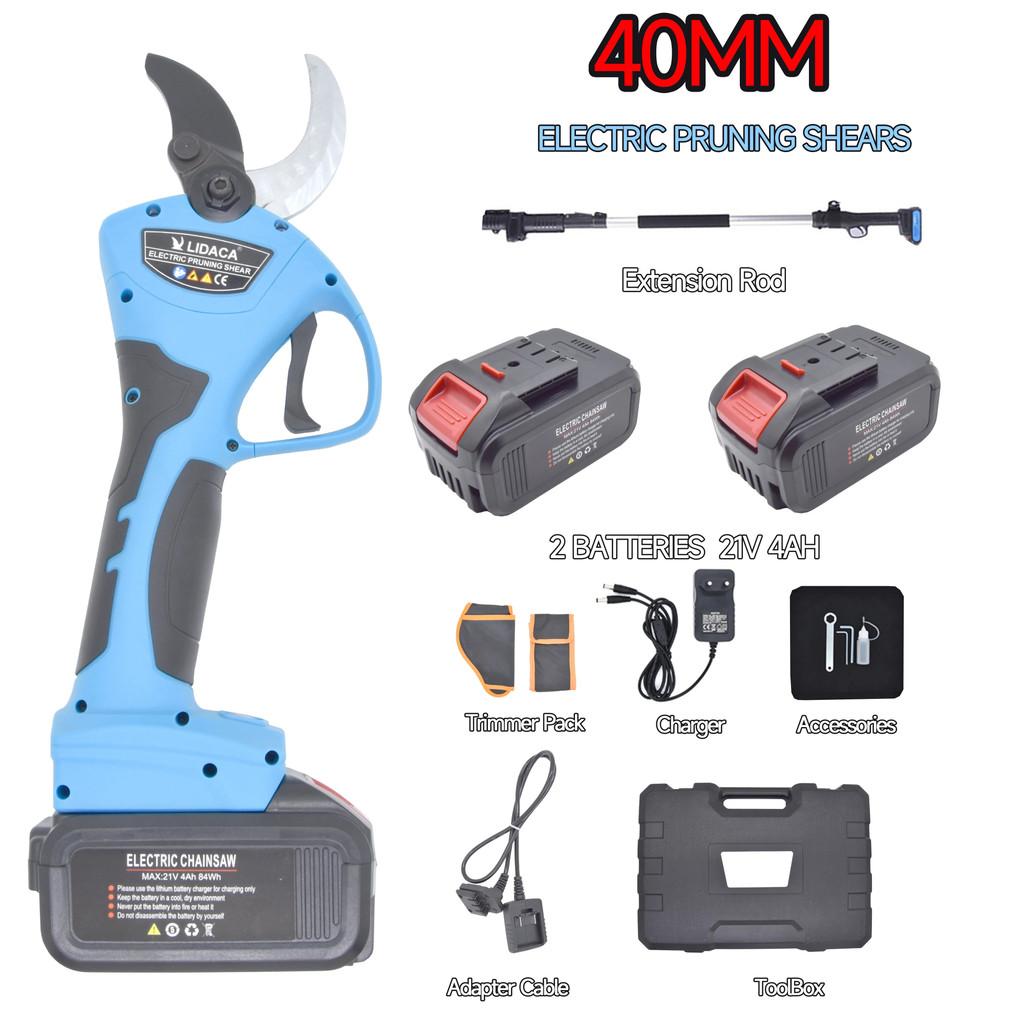 21V Portable Bonsai Tree Branches Garden Tools Cordless Electric Progressive Pruning Shear Efficient Lithium-ion Scissors