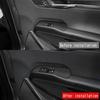 Carbon Fiber Texture ABS Window Lifter Panel Decorative Sticker for Kia EV9 2023-2024
