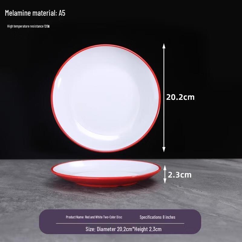 Van Gogh Commercial Melamine Round Shallow Plate